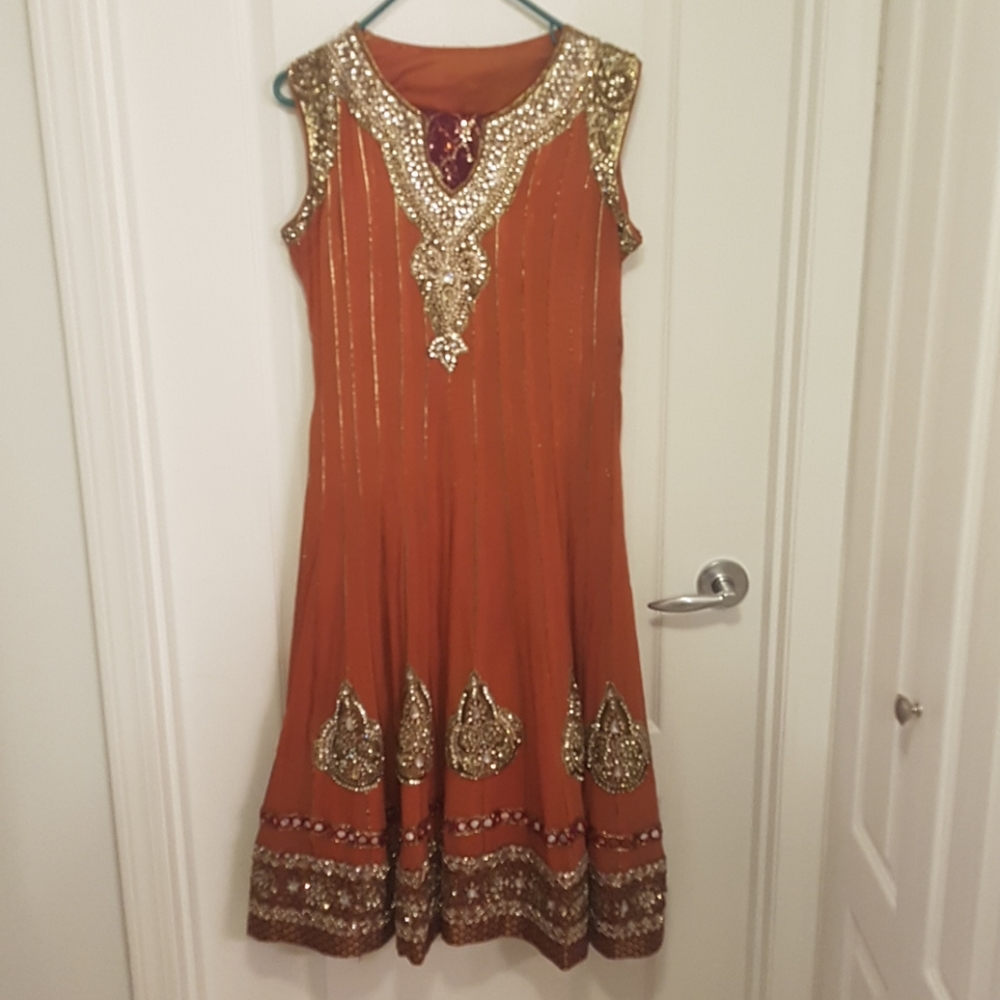 Indian anarkali with pajami price firm